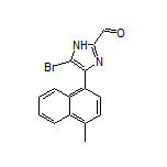 5-Bromo-4-(4-methyl-1-naphthyl)imidazole-2-carbaldehyde