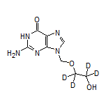 2-Amino-9-[(1,1,2,2-tetradeuterio-2-hydroxyethoxy)methyl]-1H-purin-6(9H)-one