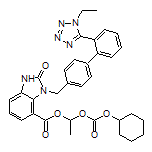 1-[[(Cyclohexyloxy)carbonyl]oxy]ethyl 3-[[2’-(1-Ethyl-5-tetrazolyl)-4-biphenylyl]methyl]-2-oxo-2,3-dihydrobenzimidazole-4-carboxylate