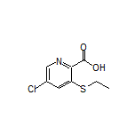 5-Chloro-3-(ethylthio)pyridine-2-carboxylic Acid