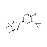 3-Cyclopropyl-4-fluorophenylboronic Acid Pinacol Ester