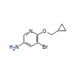 3-Amino-5-bromo-6-(cyclopropylmethoxy)pyridine