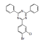 2-(4-Bromo-3-chlorophenyl)-4,6-diphenyl-1,3,5-triazine