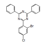 2-(2-Bromo-4-chlorophenyl)-4,6-diphenyl-1,3,5-triazine