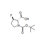 (2S,3R)-1-Boc-3-fluoropyrrolidine-2-carboxylic Acid