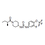 (S)-1-[3-Fluoro-4-(trifluoromethoxy)phenyl]-3-[1-(2-methylbutanoyl)-4-piperidyl]urea