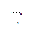 3-Amino-5-fluoro-1-methylpiperidine