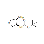 (3R,4S)-N3-Boc-tetrahydrofuran-3,4-diamine