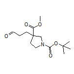 Methyl 1-Boc-3-(3-oxopropyl)pyrrolidine-3-carboxylate