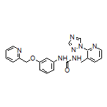 1-[[2-(1H-1,2,4-Triazol-1-yl)pyridin-3-yl]methyl]-3-[3-(pyridin-2-ylmethoxy)phenyl]urea