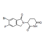 3-(6-Bromo-5-fluoro-1-oxoisoindolin-2-yl)piperidine-2,6-dione