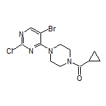 [4-(5-Bromo-2-chloro-4-pyrimidinyl)-1-piperazinyl](cyclopropyl)methanone