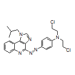 N,N-Bis(2-chloroethyl)-4-[(1-isobutyl-1H-imidazo[4,5-c]quinolin-4-yl)diazenyl]aniline