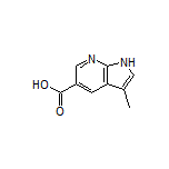 3-Methyl-7-azaindole-5-carboxylic Acid