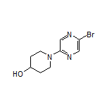 1-(5-Bromo-2-pyrazinyl)piperidin-4-ol