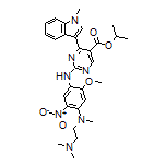 Isopropyl 2-[[4-[[2-(Dimethylamino)ethyl](methyl)amino]-2-methoxy-5-nitrophenyl]amino]-4-(1-methyl-3-indolyl)pyrimidine-5-carboxylate