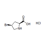 (2S,4S)-4-Bromopyrrolidine-2-carboxylic Acid Hydrochloride