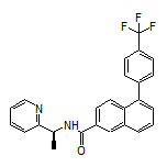 (S)-N-[1-(2-Pyridyl)ethyl]-5-[4-(trifluoromethyl)phenyl]-2-naphthamide