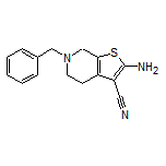 2-Amino-6-benzyl-4,5,6,7-tetrahydrothieno[2,3-c]pyridine-3-carbonitrile