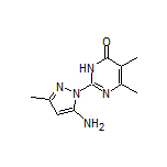 2-(5-Amino-3-methyl-1H-pyrazol-1-yl)-5,6-dimethylpyrimidin-4(3H)-one