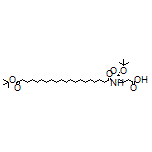 (S)-4-(19-Boc-nonadecanamido)-4-Boc-butanoic Acid