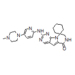2’-[[5-(4-Methyl-1-piperazinyl)-2-pyridyl]amino]-7’,8’-dihydro-6’H-spiro[cyclohexane-1,9’-pyrazino[1’,2’:1,5]pyrrolo[2,3-d]pyrimidin]-6’-one