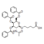 5-[[(2R,3R,4R,5R,6R)-3-Acetamido-4,5-bis(benzoyloxy)-6-[(benzoyloxy)methyl]tetrahydro-2H-pyran-2-yl]oxy]pentanoic Acid