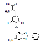 (S)-2-Amino-3-[4-[(5-amino-2-phenylbenzo[d]oxazol-7-yl)methoxy]-3,5-dichlorophenyl]propanoic Acid