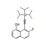 7-Fluoro-8-[(triisopropylsilyl)ethynyl]naphthalen-1-ol