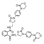 N1,N2-Bis[[(S)-2-oxo-3-[4-(3-oxomorpholino)phenyl]-5-oxazolidinyl]methyl]phthalamide