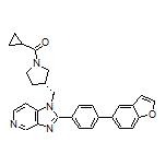 (S)-[3-[[2-[4-(5-Benzofuryl)phenyl]-1H-imidazo[4,5-c]pyridin-1-yl]methyl]-1-pyrrolidinyl](cyclopropyl)methanone