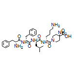 4-Amino-1-[(R)-6-amino-2-[(R)-2-[(R)-2-[(R)-2-amino-3-phenylpropanamido]-3-phenylpropanamido]-4-methylpentanamido]hexanoyl]piperidine-4-carboxylic Acid