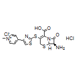4-[2-[[(6R,7R)-7-Amino-2-carboxy-8-oxo-5-thia-1-azabicyclo[4.2.0]oct-2-en-3-yl]thio]-4-thiazolyl]-1-methylpyridin-1-ium Chloride Hydrochloride