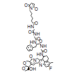 6-(2,5-Dioxo-2,5-dihydro-1-pyrrolyl)-N-[2-[[2-[[(S)-1-[[2-[[(1S,9S)-9-ethyl-5-fluoro-9-hydroxy-4-methyl-10,13-dioxo-1,2,3,9,10,12,13,15-octahydrobenzo[de]pyrano[3’,4’:6,7]indolizino[1,2-b]quinolin-1-yl]amino]-2-oxoethyl]amino]-1-oxo-3-phenyl-2-propyl]amino]-2-oxoethyl]amino]-2-oxoethyl]hexanamide