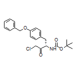 (S)-4-[4-(Benzyloxy)phenyl]-3-(Boc-amino)-1-chloro-2-butanone