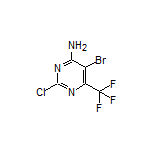 4-Amino-5-bromo-2-chloro-6-(trifluoromethyl)pyrimidine