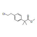 Methyl 2-[4-(2-Chloroethyl)phenyl]-2-methylpropanoate