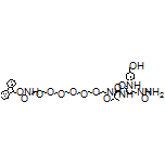 1-(Fmoc-amino)-N-[(S)-1-[[(S)-1-[[4-(hydroxymethyl)phenyl]amino]-1-oxo-5-ureido-2-pentyl]amino]-3-methyl-1-oxo-2-butyl]-3,6,9,12,15,18-hexaoxahenicosan-21-amide