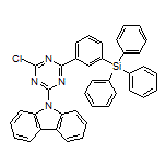 9-[4-Chloro-6-[3-(triphenylsilyl)phenyl]-1,3,5-triazin-2-yl]-9H-carbazole