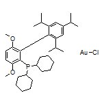 Chloro[2-(dicyclohexylphosphino)-3,6-dimethoxy-2’,4’,6’-triisopropyl-1,1’-biphenyl]gold(I)