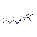 cis-3-(Boc-amino)-1-hydroxycyclobutanecarboxylic Acid