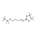 (E)-5-[(tert-Butyldimethylsilyl)oxy]pent-1-ene-1-boronic Acid Pinacol Ester