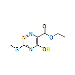 Ethyl 5-Hydroxy-3-(methylthio)-1,2,4-triazine-6-carboxylate