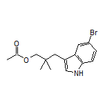 3-(5-Bromo-3-indolyl)-2,2-dimethylpropyl Acetate