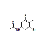 N-(3-Bromo-5-fluoro-4-methylphenyl)acetamide