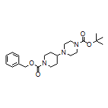 1-(1-Cbz-4-piperidyl)-4-Boc-piperazine