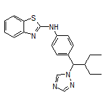 N-[4-[2-乙基-1-(1H-1,2,4-三唑-1-基)丁基]苯基]苯并噻唑-2-胺
