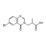 3-[6-Bromo-4-oxoquinazolin-3(4H)-yl]-2-methylpropanoic Acid