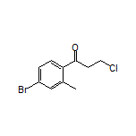 1-(4-Bromo-2-methylphenyl)-3-chloro-1-propanone