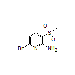 6-Bromo-3-(methylsulfonyl)pyridin-2-amine